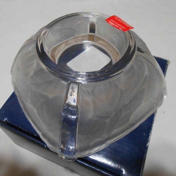 Vtg Mikasa Garden Splendor Votive Crystal Candle holder NEW in original box 🔥 - Picture 9 of 9